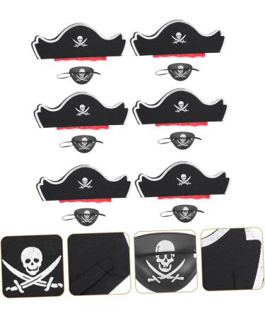 minkissy 18 Sets Pirate Hair Blindfold Prom Suit Cosplay Pirate Hats for Halloween Pirate Cap Pirate Cosplay Costume Pirate Party Costume Prop Photo Props Pirate Performance Props Plastic - Buy Online on GoSupps.com
