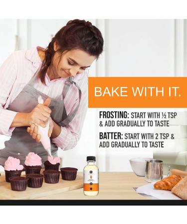 Dolce Foglia Orange Creamsicle Flavoring Oil - 2 Oz | Multipurpose Extract for Candy Making, Baking, Lip Balm, Ice Cream | All Natural, Ultra Concentrated - Buy Online on GoSupps.com