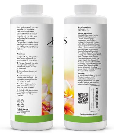 Head Hunters Pro Kit - Wipeout Extra Strength Family Lice Treatment Shampoo & Comb - Kills Lice, Super Lice, and Nits - Non-Toxic 12oz - Buy Online on GoSupps.com