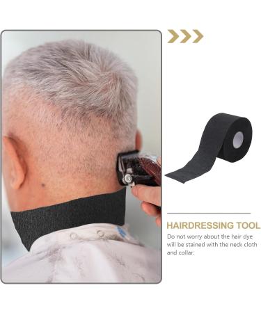 ERINGOGO Bandes de Cou Jetables Noires 100 Pi ces Papier de Protection pour Col de Coupe de Cheveux Extensible et Absorbant Accessoires Professionnels pour Salon de Coiffure et Soins - Buy Online on GoSupps.com