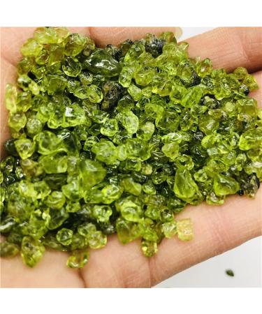 100g Natural Peridot Quartz Crystal Stone Rock Chips Lucky Natural Stones Minerals Health Decoration Furnishing Beautiful Ornaments Chakra Reiki Balancing - Buy Online on GoSupps.com
