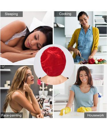 Double Layer Extra Large Silk Bonnet for Women - Red Wine Satin Sleeping Cap for Curly & Natural Hair - Buy Online on GoSupps.com
