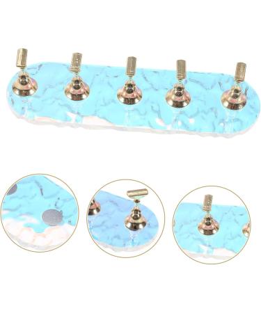 minkissy 1 Set Fake Nails Display Stand Press on Nails Practice Holder Nail Tools Nail Holder Press on Artificial Nails Holder Fairy Exercise Rack Bracket Base False Nails Acrylic 12.8x3.9x3cm As Shown - Buy Online on GoSupps.com