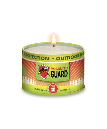 Mosquito Guard 12oz Mosquito Repellent Outdoor Patio Candle - Burns 35 Hours - Citronella Candles Outdoor Mosquito Repellent Indoors - Natural Mosquito Candles for Outside - Bug Repellent Candle