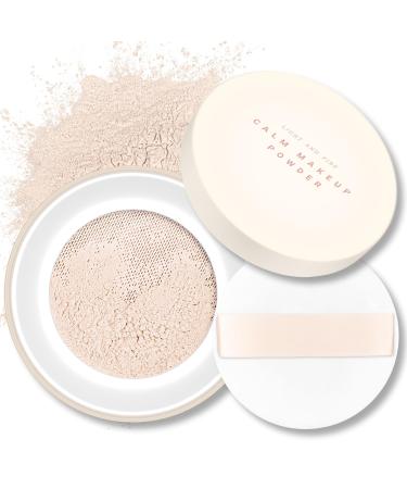 KYDA Matte Loose Powder Soft Net Sifter Baked Loose Makeup Powder Soft Focus Ultra Fine Setting Powder Lasting Oil Control Powder Natural Tone 02 Natural Tone