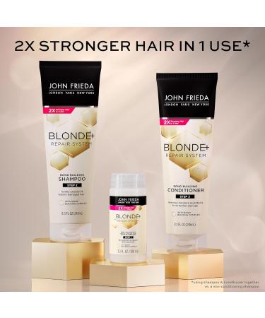 John Frieda Blonde+ Hair Repair Pre-Shampoo Treatment for Damaged Hair - 3.3 Oz | International Shipping Available - Buy Online on GoSupps.com