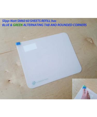 Slipp-Nott Small Sticky Mat Pad Replacement 60 Sheets Replacement Refill Pad 15"x18" - Buy Online on GoSupps.com