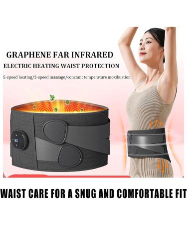 Kehtu Waist Massage Device | Vibration Massage Belt with 5-Stage Heat & 3 Adjustable Modes for Muscle Relief - Buy Online on GoSupps.com