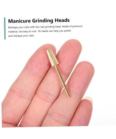 Mikinona Nail Polisher Nail Polishing Heads Pedicure Polishing Drill Nail Buffer Bit Nail Art Drill Bits Nail File Bits Tool Manicure File Bit Nail Tool Tools Major Tungsten Steel - Buy Online on GoSupps.com