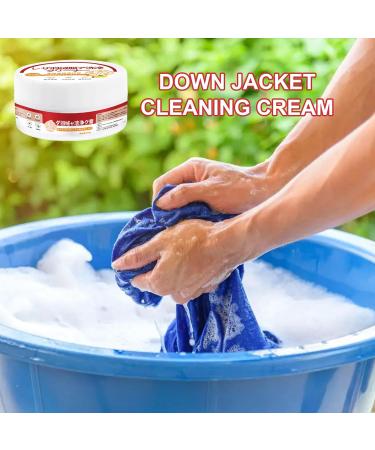 ROWCES Down Wear Detergent - 200g Down Jacket Dry Cleaning Detergent Laundry Stain Remover No Water Washing Dry Cleaner Down Wash Detergent - Buy Online on GoSupps.com