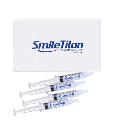 Smile Titan Teeth Whitening Gel Refill 4X Syringes 44% Carbamide Peroxide
