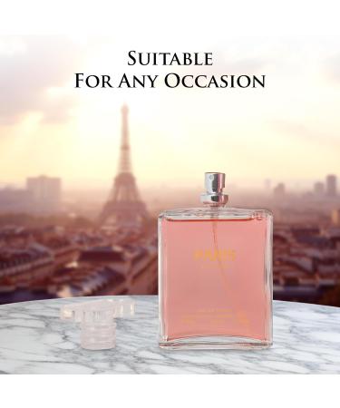 NovoGlow Paris For Her Eau de Parfum Spray Perfume Fragrance For Women-Daywear Casual Daily Cologne Set with Deluxe Suede Pouch- 3.4 Oz Bottle- Ideal EDT Beauty Gift for Birthday Anniversary (3.4) - Buy Online on GoSupps.com