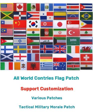 2 PCS AliPlus Mexico Flag Patch - Embroidered Tactical Military Morale Patch - Buy Online on GoSupps.com