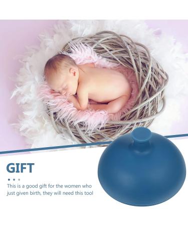 Silicone Pat Sputum Palm Chest Percussion Cup - Mucus Removal & Chest Physical Aid - Blue - Buy Online on GoSupps.com