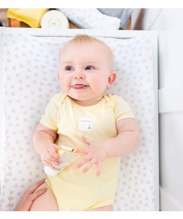 Burt's Bees Baby Honey Bee Heather Grey Jersey Knit Changing Pad Cover - Buy Online on GoSupps.com