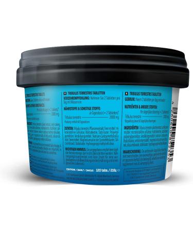 Bodylab24 Tribulus Terrestris 120 Tablets - 2000mg High Dose Plant Extract for Optimal Performance - Buy Online on GoSupps.com