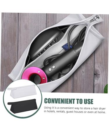 Ipetboom 2pcs Hair Dryer Storage Bag Hair Straightener Make up Brush Traveling Case Hairdressing Tool Bag - Buy Online on GoSupps.com