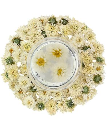 COLORFULTEA - 50g (1.76 oz) - Chinese Health Herbal Tea - Flower Tea - Floral Tea - Scented Tea - Dried Chrysanthemum Tea/White Chrysanthemum Flowers Tea - Fragrant Natural Organic Tea