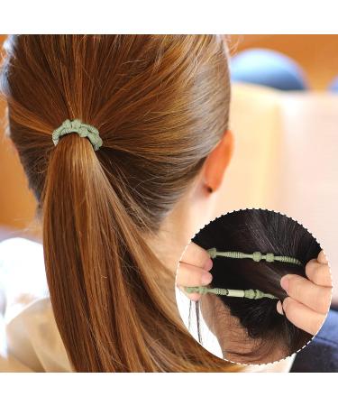 40 Pcs Boho Hair Ties | Elastic Hair Tie Bracelet for Women | No Damage Hair Ties for Thick, Thin, Curly Hair | Ponytail Accessories - Buy Online on GoSupps.com
