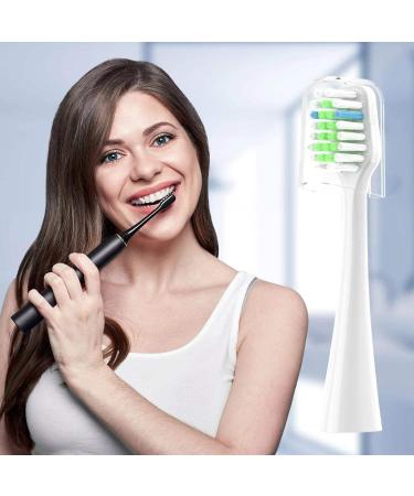 Everystep Replacement Toothbrush Heads 10 Pack for AquaSonic Duo & Home Dental Center - 5 Black + 5 White - Buy Online on GoSupps.com