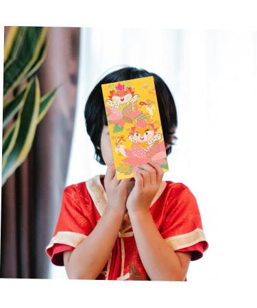 CAXUSD 24pcs Envelopes Cartoon Red Packet Hongbao Red Money Pocket Creative Red Packet Festival Red Envelope Chinese Red Envelope Red Pocket Red Packets Red Envelope Bag Paper Lucky As Shown 2 16.8X8.8CM - Buy Online on GoSupps.com