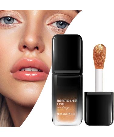 Color Changing Lip Oil Long Lasting Moisturizing NonSticky Lip Oil Shiny Long Lasting Lip Color 5ml with Nourishing Restorative Properties for Date Party - Buy Online on GoSupps.com