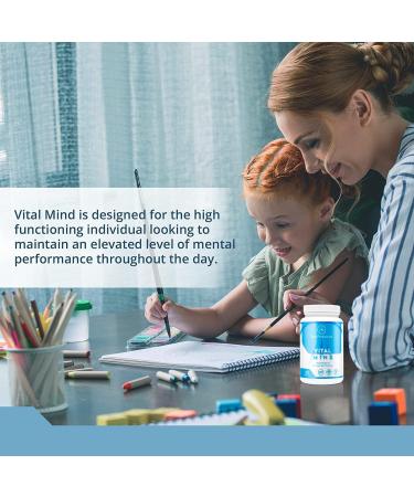 TRUE PROTOCOLS - Vital Mind - 5-HTP (50mg) + L-Tyrosine (250mg) + Alpha GPC (100mg) + SAMe (50mg) - 90 Non-Laxative & High Absorption Vegan Capsules - Bioavailable Caps For Optimal Mood Balance Focus & Stress Management - 100% Non-GMO Supplement - Buy Online on GoSupps.com
