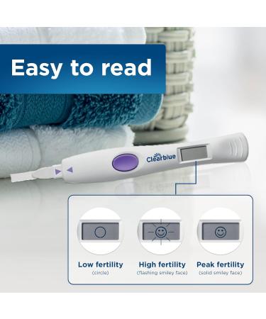 Clearblue Advanced Digital Ovulation Test Kit Plus Bonus Rapid Detection Pregnancy Test 10 Ovulation Tests & 1 Pregnancy Test 10 Count (Pack of 1) - Buy Online on GoSupps.com