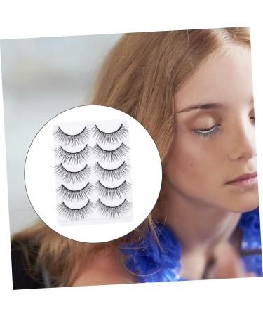 LALAFINA 10 Pairs Eyelashes Halloween Makeup Supplies Natural Eye Lashes Christmas Eye Lashes Fluffy Eyeslash Long Extension Eyeslash Fake Natural Lash Fake Eyelash Fiber Slender 3d - Buy Online on GoSupps.com