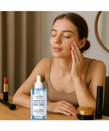 HOUSN Hyaluron serum moisturizing hyaluronic acid serum for dry skin antiaging effect against wrinkles improves elasticity and skin image deep cleansing with longlasting effect facial serum - Buy Online on GoSupps.com