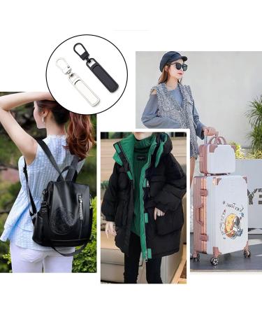 Buy 4 Pieces Black Zipper Spare Parts Zipper Sliders Pull Tabs & Clips for Bags Tents Luggage & Backpacks - Buy Online on GoSupps.com
