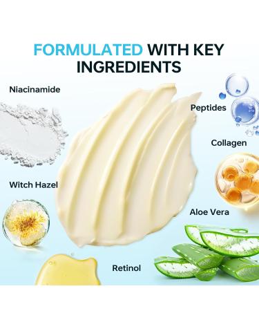 BOLI Retinol Cream for Face Facial Moisturizer Neck Body Tightening Booster Smooth Night Cream for Men & Women All Skin Types (3.52 oz) 3.52 Ounce (Pack of 1) - Buy Online on GoSupps.com