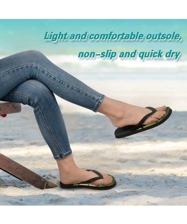 Mnsruu Halloween Pumpkin Lock Bat Tree Flip Flops | Stylish Sandals & Home Slippers for Men & Women - Perfect for Travel Spa & Bedroom - Buy Online on GoSupps.com