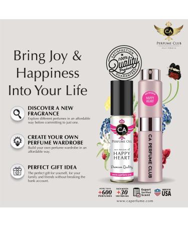 CA Perfume Duo Impression of Love In Black For Women Eau de Parfum Refillable Atomizer Sprayer + Fragrance Body Oil Long Lasting Sample Travel Size Roll-On Bottle 0.27 Fl Oz+0.33 Fl Oz - Buy Online on GoSupps.com