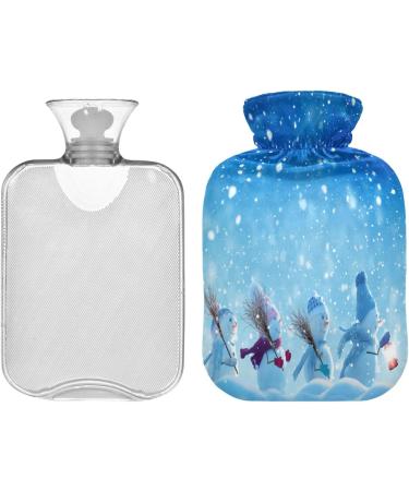 Snowmen Christmas Heat Bottle | 1L Pain Relief & Water Heating Pillow for Women Girls & Children - Buy Online on GoSupps.com