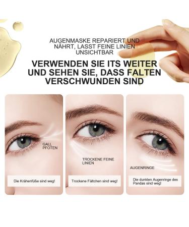 Buy Collagen Eye Pads - 60 Anti-Aging Pads for Dark Circles & Puffiness with Hyaluronic Acid - Gold Radiance Treatment - Buy Online on GoSupps.com