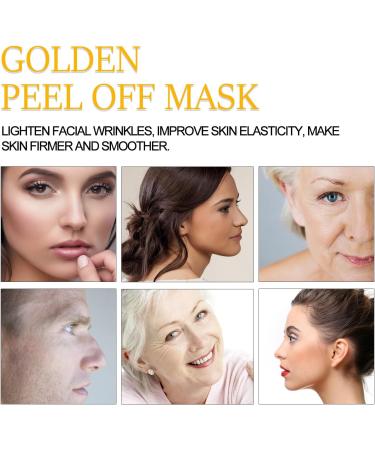  Dyceittdia 2PCS Gold Mask 24K Gold Peeling Mask Exfoliating Mask Deep Cleansing Pore Refining and Firming 2PCS*80g - Buy Online on GoSupps.com