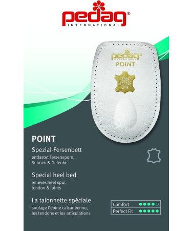 Pedag 190 Point Heel Spur Latex Cushion - White Leather - Large (Men's 7-9) - Buy Online on GoSupps.com
