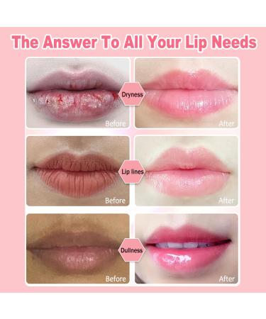 9 PCS Bee Lip Balm Honey Pot Propolis Fruits Lip Balm Bulk Hydrating Sleeping Lip Mask Overnight Prevention Dry & Cracked Smooth Lips & Reduce Lip Lines - Buy Online on GoSupps.com