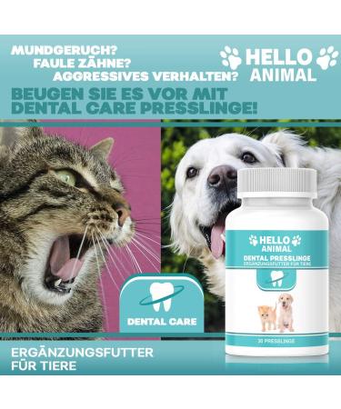 Helloanimal Dental Press for Dogs & Cats - Tartar Remover & Tooth Cleaning Treats for Bad Breath - International Shipping Available - Buy Online on GoSupps.com