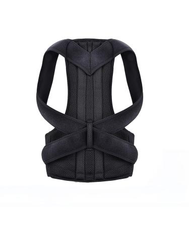Back Posture Corrector Shoulder Support Belt Upper and Lower for Women and Men Back Lumbar Support Shoulder Posture Support for Improve Posture Provide (Color : Black Size : XL) XL Black