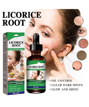Organic Licorice Root Extract Facial Serum for Acne & Pore Minimization - Buy Online on GoSupps.com