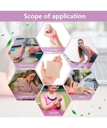 SATINIOR Compression Wrist Sleeve Brace for Men and Women - 2 Pairs, Beige Small - Tennis, Tendonitis, Carpal Tunnel Support - Buy Online on GoSupps.com