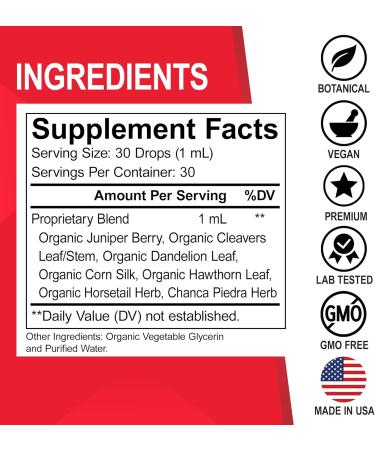 Kidney Cleanse & D Mannose Supplements - Kidney Detox & Bladder Support Liquid Drops Supplement D-Mannose 500mg 1000mg Capsules - DMannose Cranberry Support Kidneys Bladder & Urinary Tract Health - Buy Online on GoSupps.com