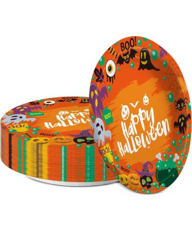 Fall Paper Plates - Dinner Plates Safe Dining Pumpkin Plates Parties Plates for Autumn Celebrations Wedding Decorations 9 Inches - Buy Online on GoSupps.com