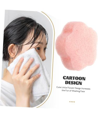 Didiseaon Cleansing Drop Shape Flower Shape face sponges for Cleansing and exfoliating face wash Dry Puff Sponge face Facial sponges for face - Buy Online on GoSupps.com