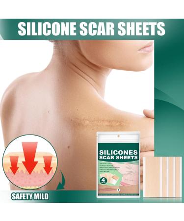 Skin Scar Concealing Tape - Ultra Thin & Breathable Covering Sticker for Beauty Care - 4pcs - Buy Online on GoSupps.com