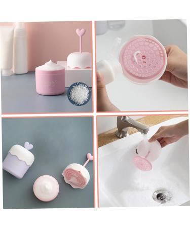 Foam Maker for Face Wash 2Pcs Heart Design Cleanser Foamer Portable Bubble Foamer Fast Foaming PP Skincare Foam Maker for Home Travel - Buy Online on GoSupps.com