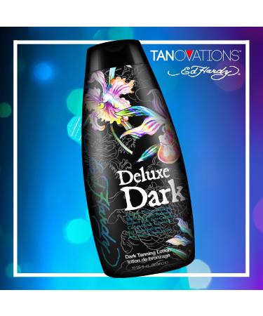 Ed Hardy Tanning Deluxe Dark - Extreme Plateau Breaking Beta-Carotene Carrot Oil & Vitamin C Dark Tanning Lotion - Buy Online on GoSupps.com