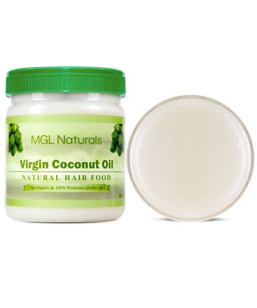 Organic Virgin Coconut Oil for Hair Growth and Nourishment - 14.11 oz | Sustainably Sourced from Ghana - Buy Online on GoSupps.com